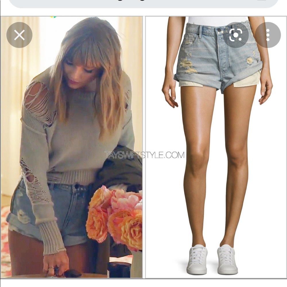 Alexander Wang Hike Denim Short ASO Taylor Swift NWOT